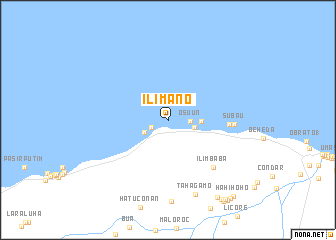 map of Ilimano