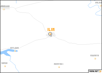 map of Ilim