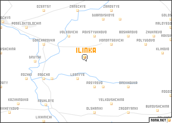 map of Ilʼinka