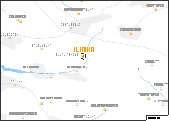 map of Ilʼinka