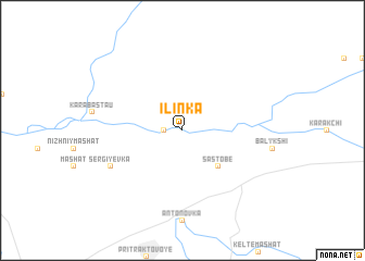 map of Ilʼinka