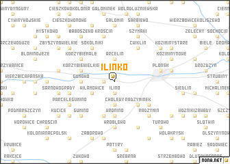 map of Ilinko