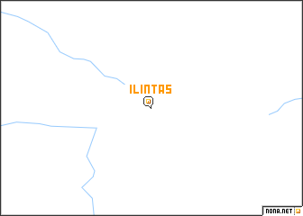 map of Ilin-Tas