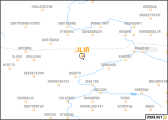 map of Ilʼin