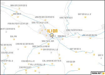 map of Ilion