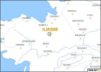 map of Ilıpınar