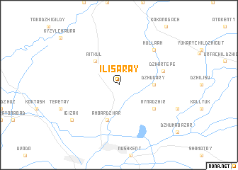 map of Ili-Saray