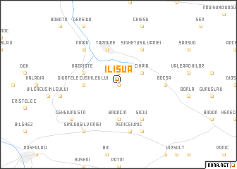 map of Ilişua