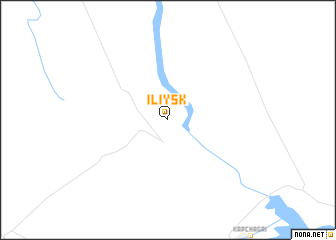 map of Iliysk