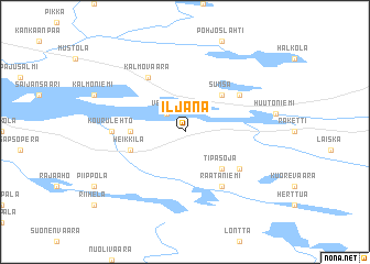 map of Iljana