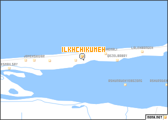 map of Īlkhchī Kūmeh