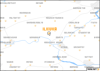 map of Ilʼkivka