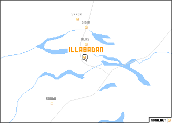 map of Illabadan