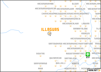 map of Illaguas