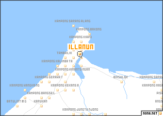 map of Illanun