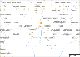 map of Illat