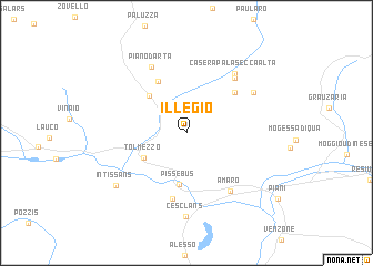 map of Illegio