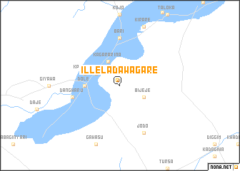 map of Illela Dawagare