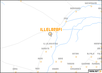 map of Illela Rafi