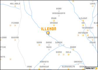 map of Illémon