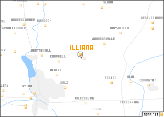 map of Illiana