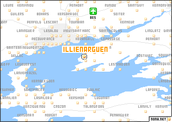 map of Illien-ar-Guen