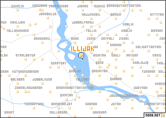 map of Illījāk