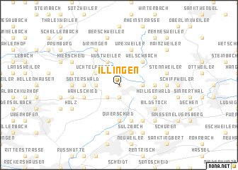 map of Illingen