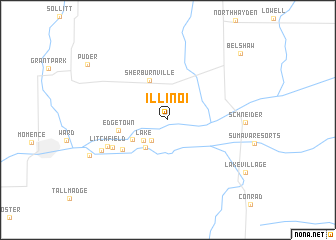 map of Illinoi