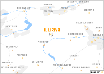 map of Illiriya