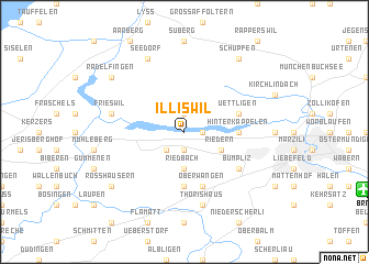 map of Illiswil