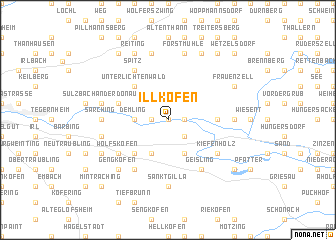 map of Illkofen