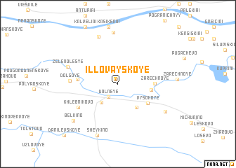 map of Illovayskoye