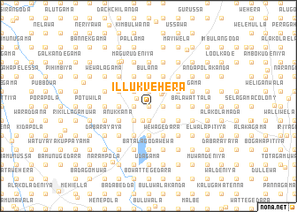 map of Illukvehera