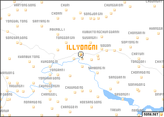 map of Illyŏng-ni