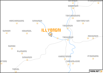 map of Illyong-ni