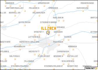 map of Illzach