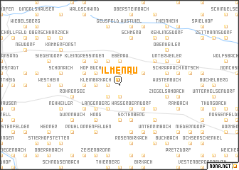 map of Ilmenau