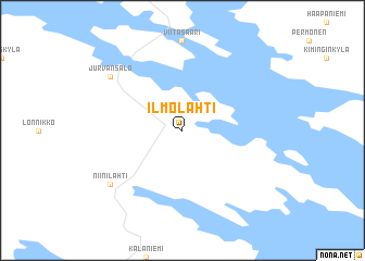 map of Ilmolahti