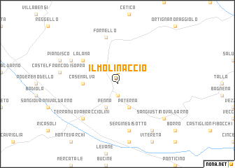 map of Il Molinaccio