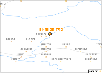 map of Ilmovanitsa