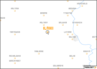 map of Ilʼniki