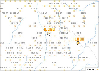 map of Ilobu