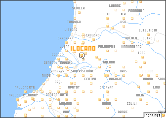 map of Ilocano