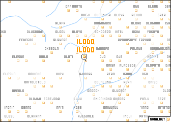 map of Ilodo