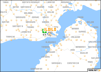 map of Iloilo