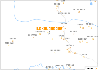 map of Ilokolangoué