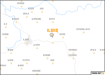 map of Iloko