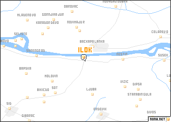 map of Ilok