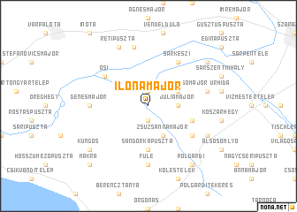 map of Ilonamajor